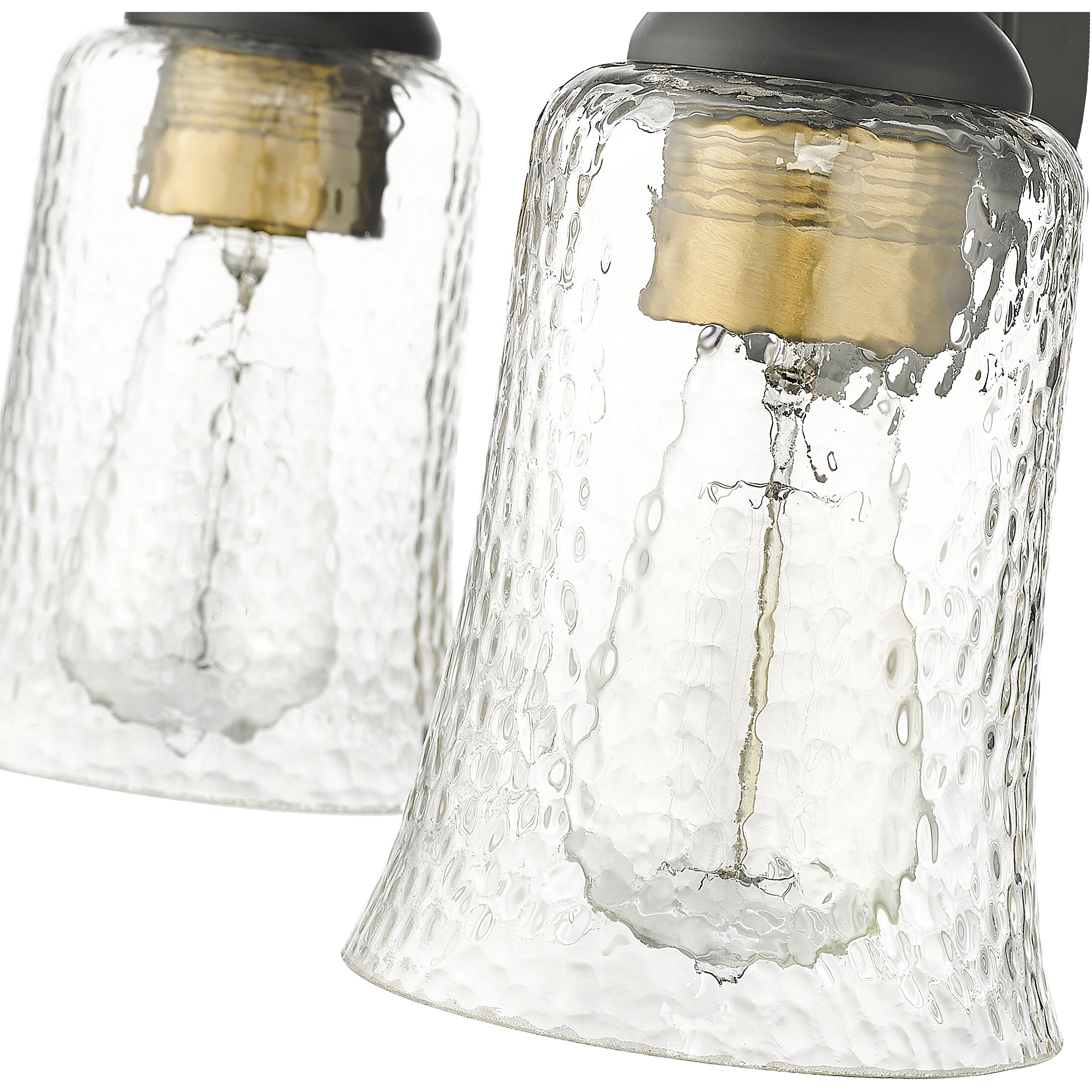 Abilene 2 Light 15 inch Matte Black Bathroom Vanity Light Wall Light